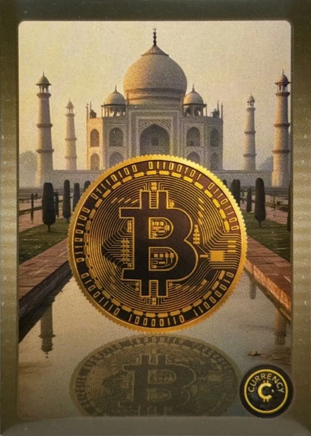 Bitcoin card front