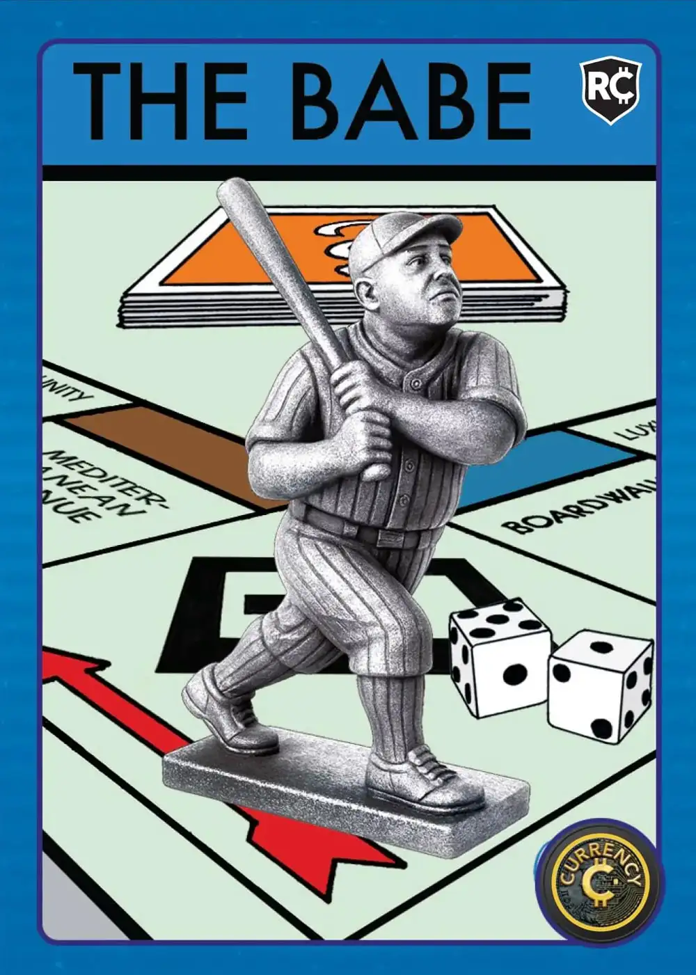 Babe Ruth card front