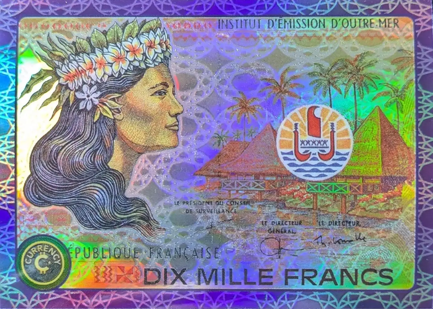 10000 CFP Francs (Amethyst) thumbnail