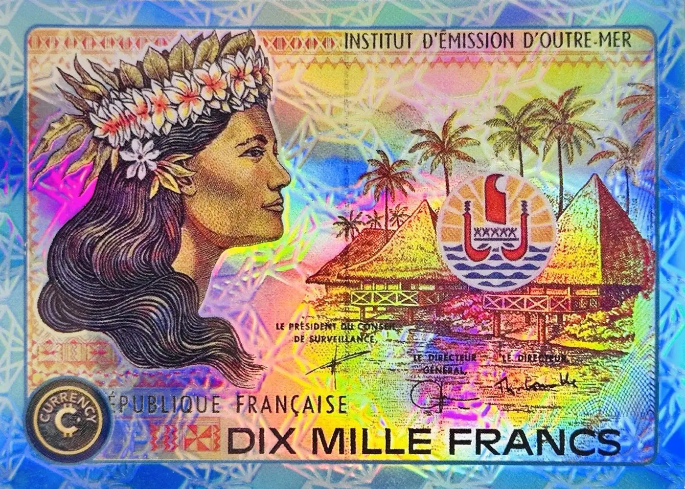 10000 CFP Francs (Aquamarine) thumbnail