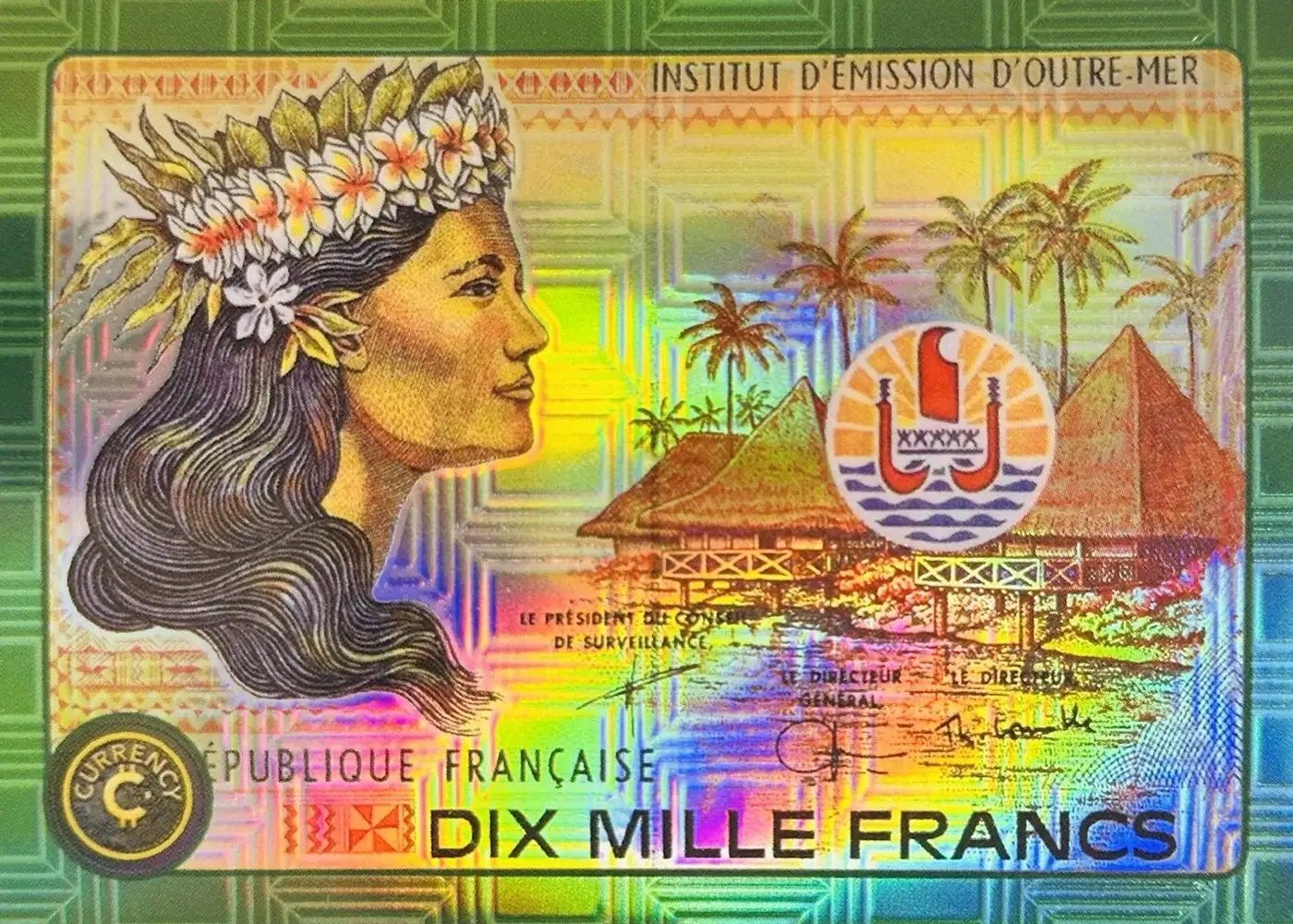 10000 CFP Francs (Emerald) thumbnail