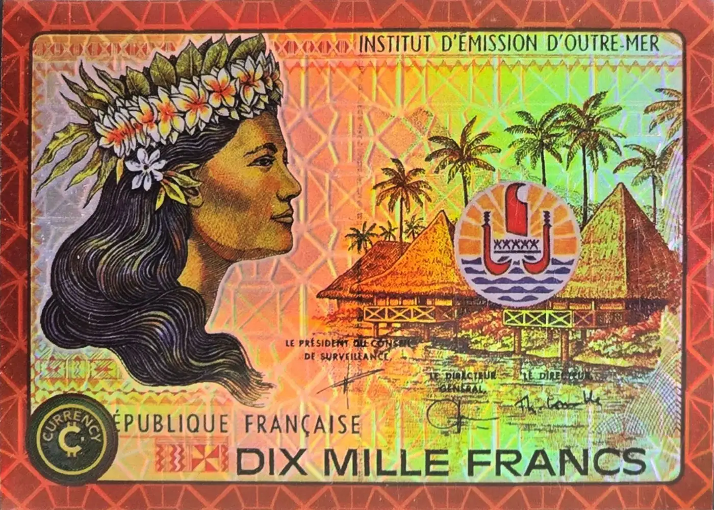 10000 CFP Francs (Garnet) thumbnail