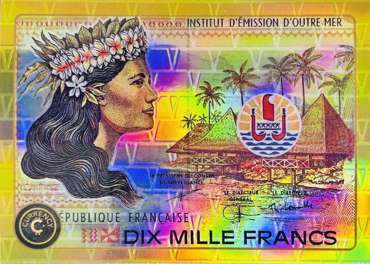 10000 CFP Francs (Gold) thumbnail
