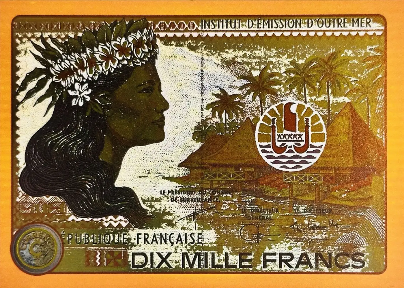 10000 CFP Francs (Iced Foil) thumbnail