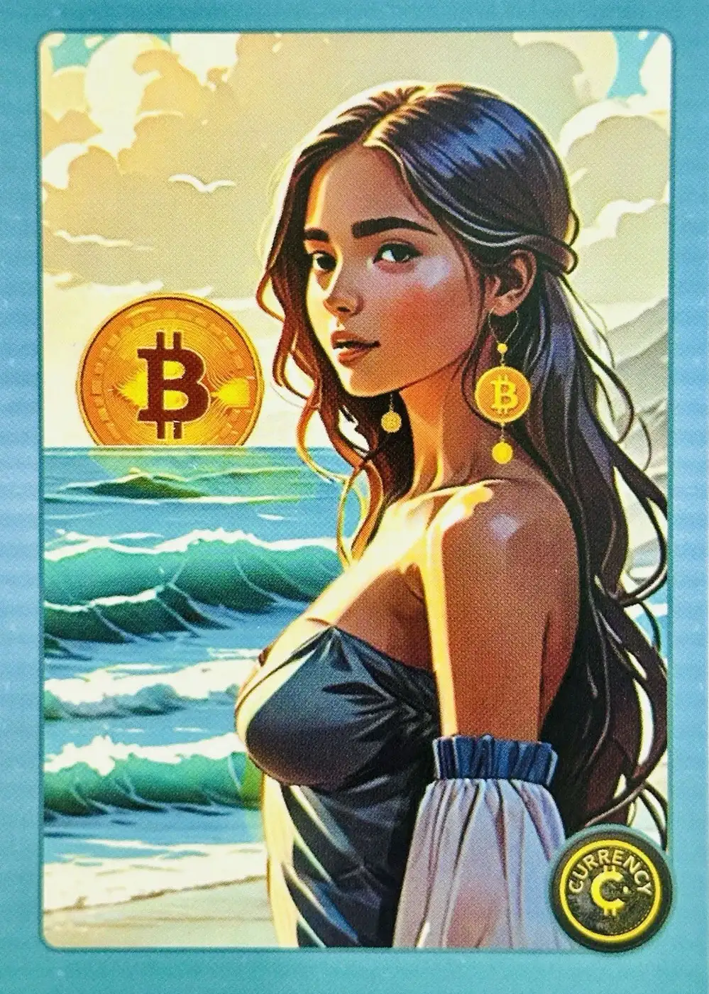 Bitcoin card front