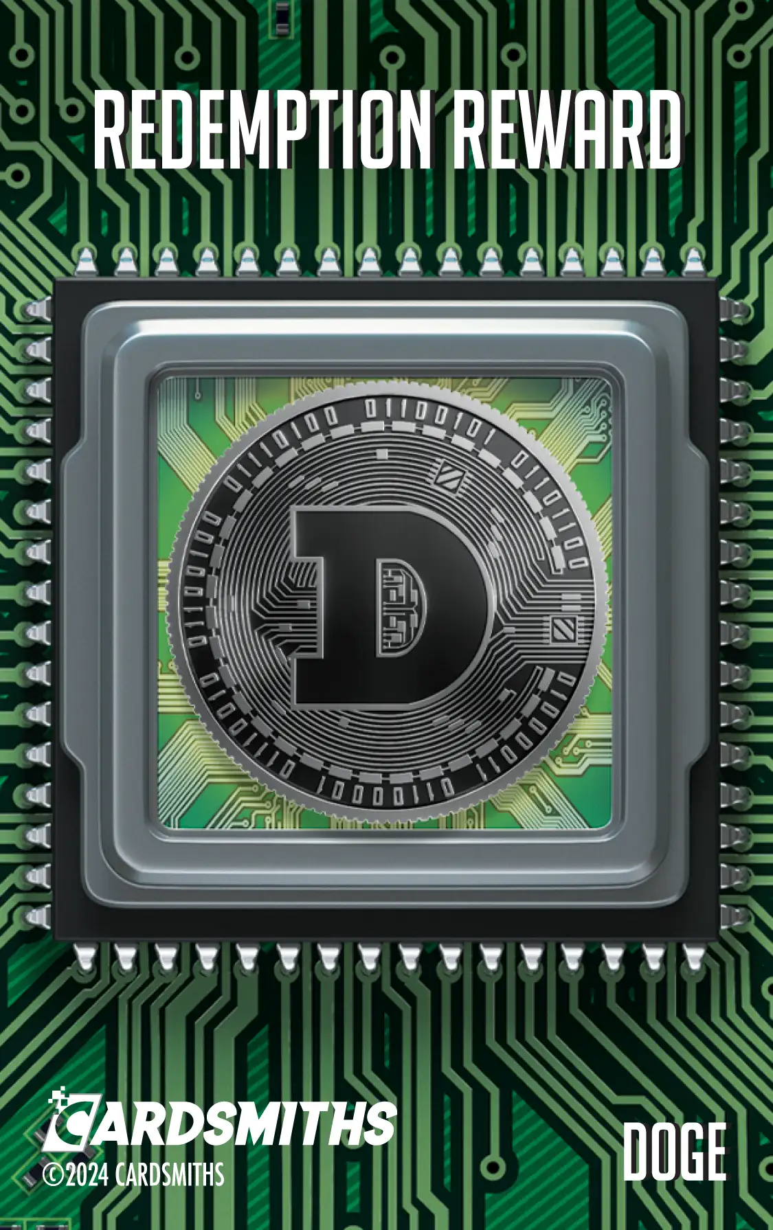 Dogecoin card front