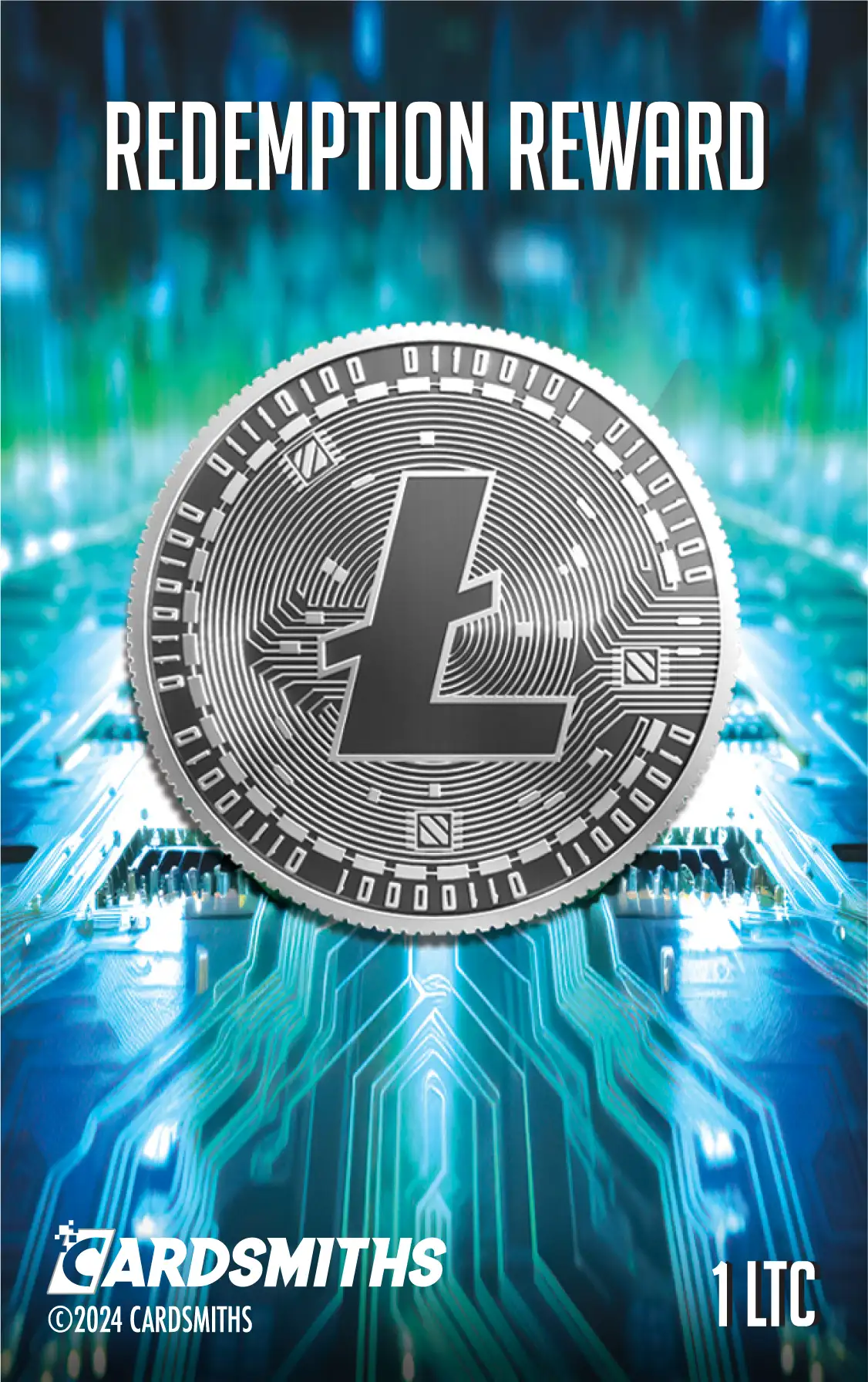 Litecoin (1 LTC) card front