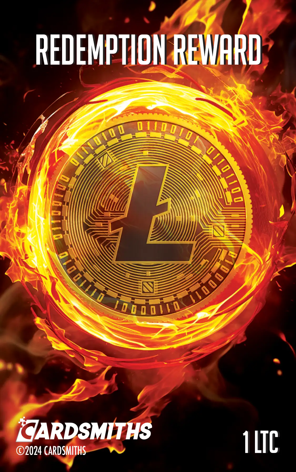 Litecoin (1 LTC) card front