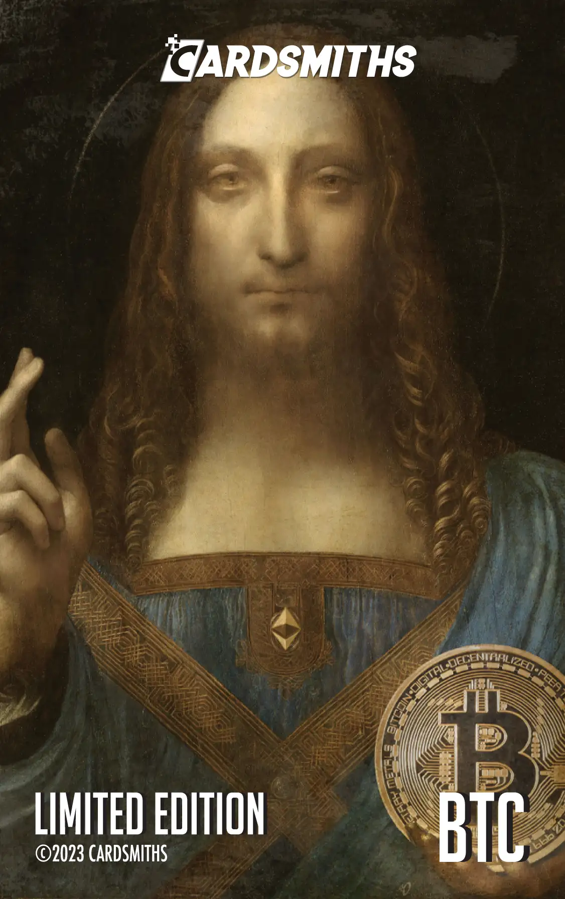 Salvator Mundi card front