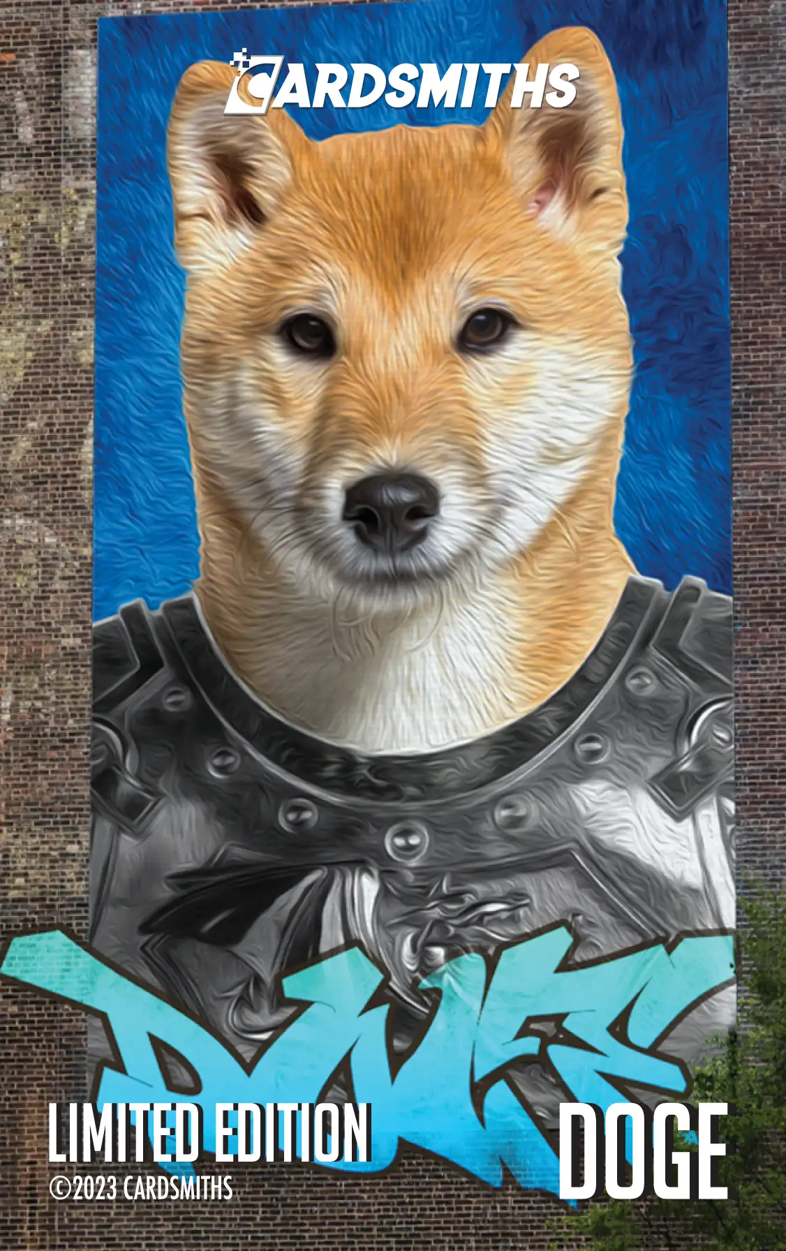 Shiba card front
