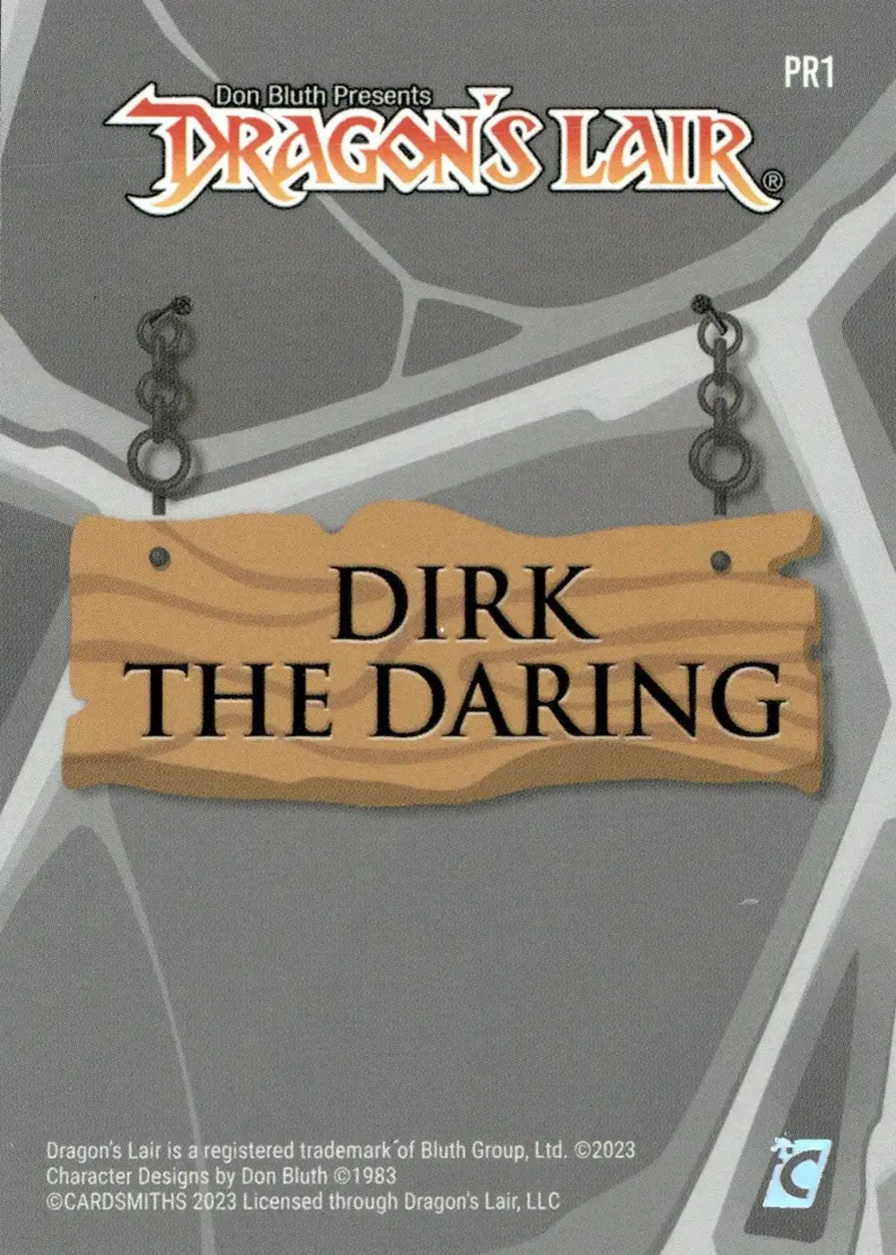 Dirk the Daring (Promo) card back