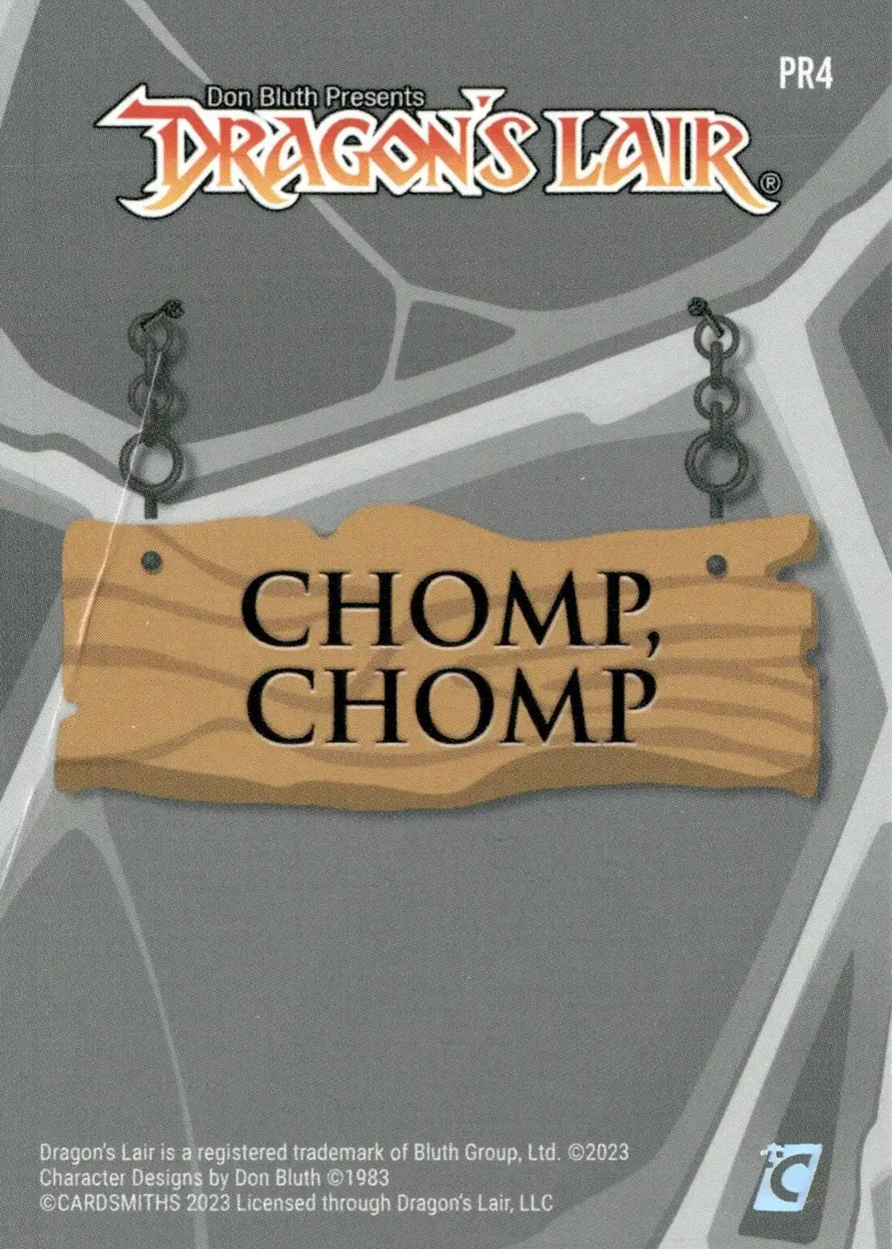 Chomp, Chomp (Promo) card back