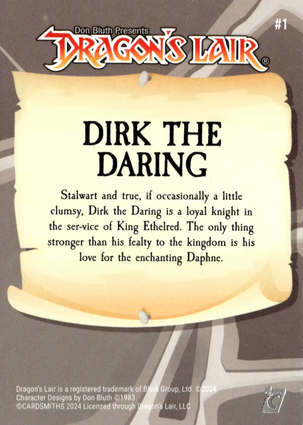 Dirk the Daring (Base) card back