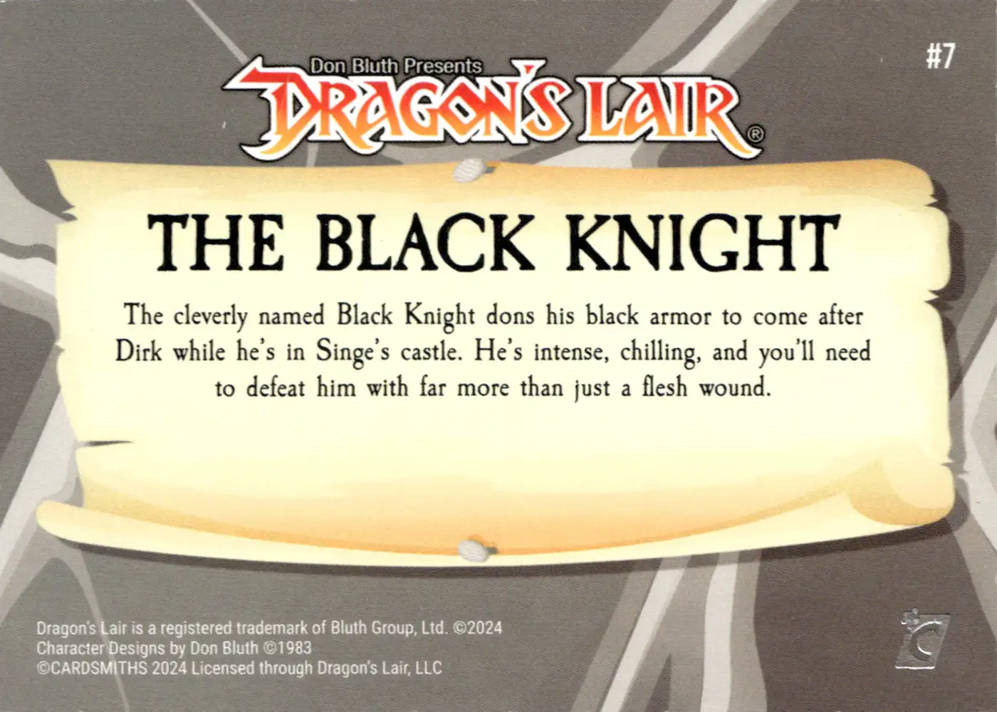 The Black Knight (Base) card back