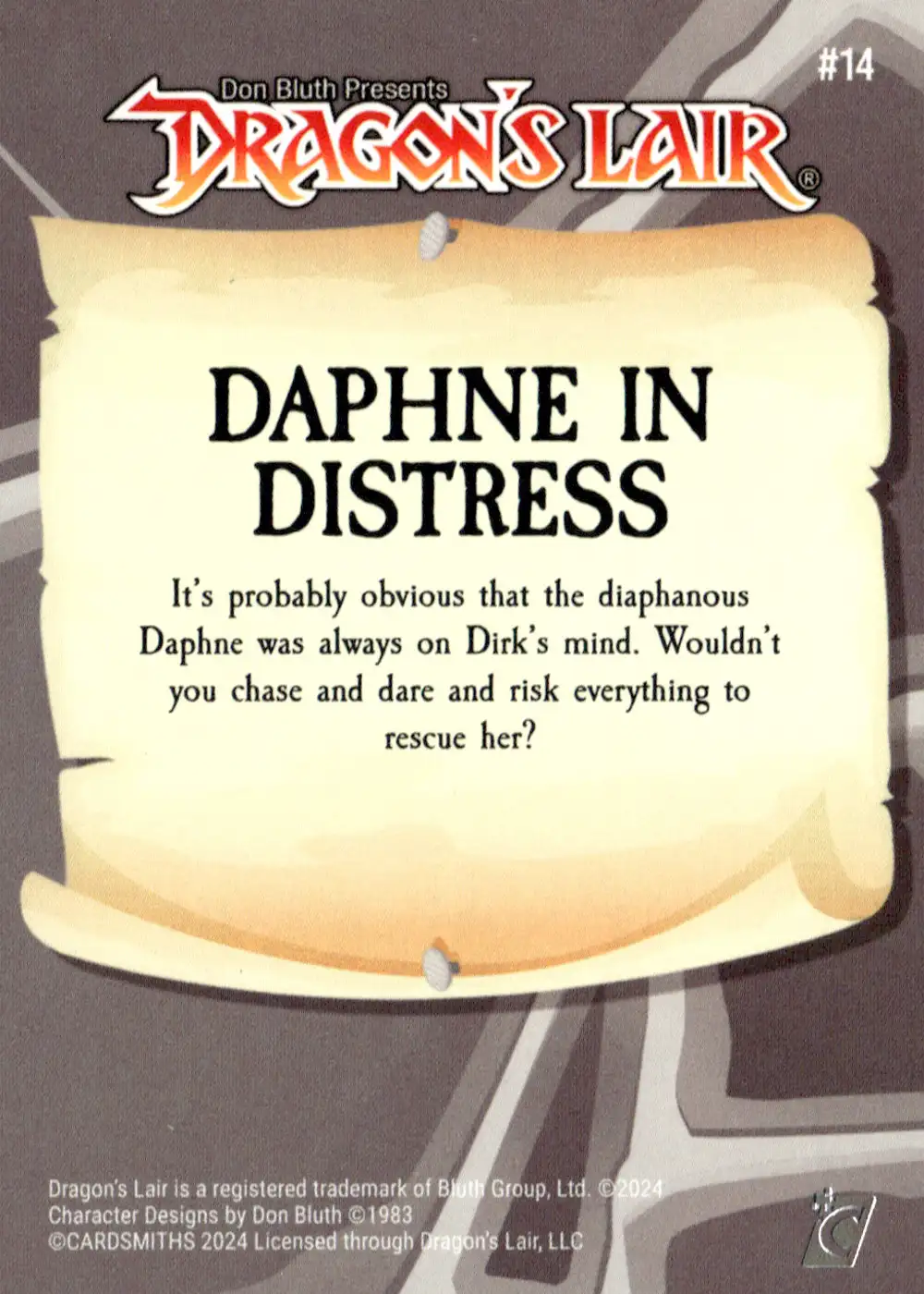 Daphne in Distress (Base) card back