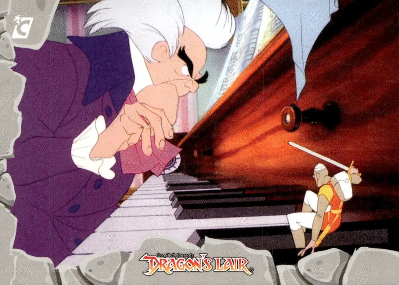 Piano Peril card front