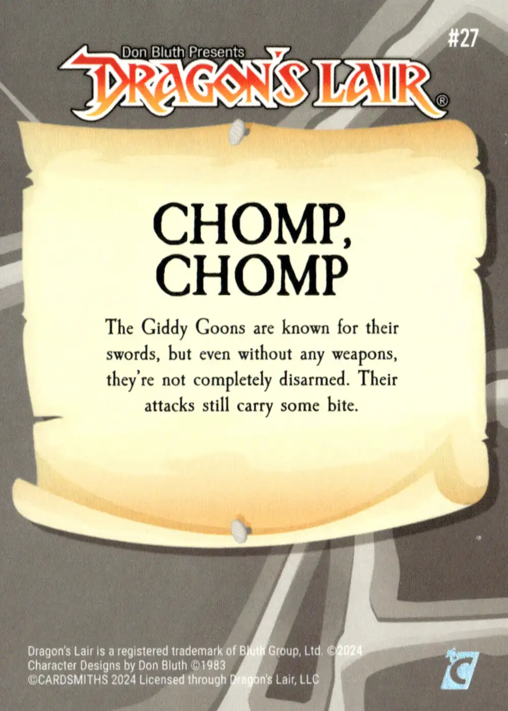 Chomp, Chomp (Base) card back