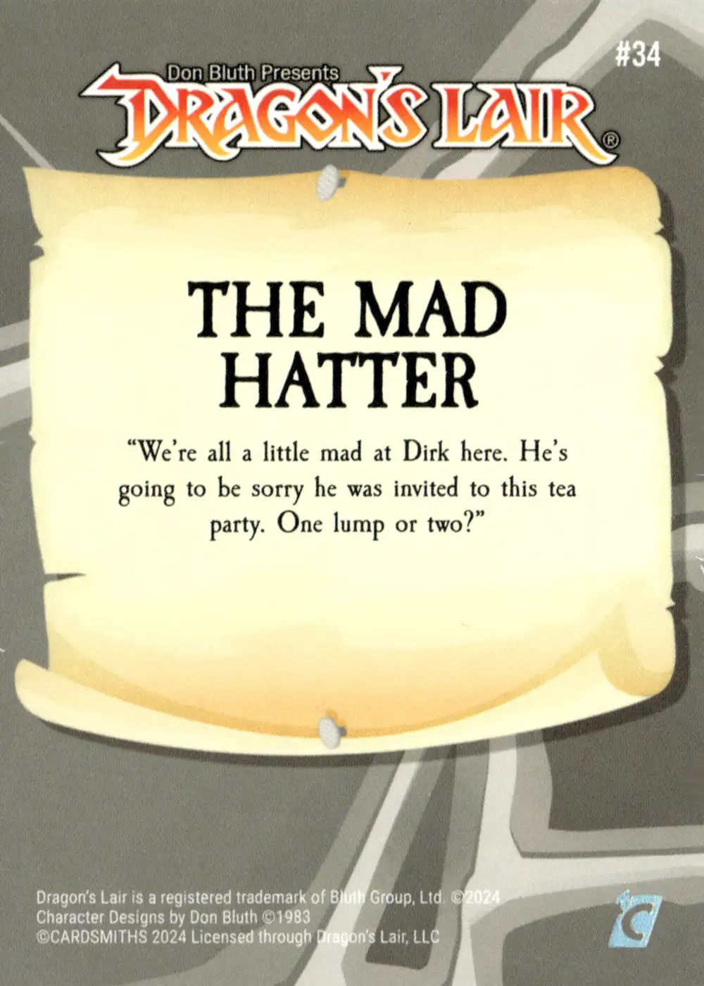 The Mad Hatter (Base) card back