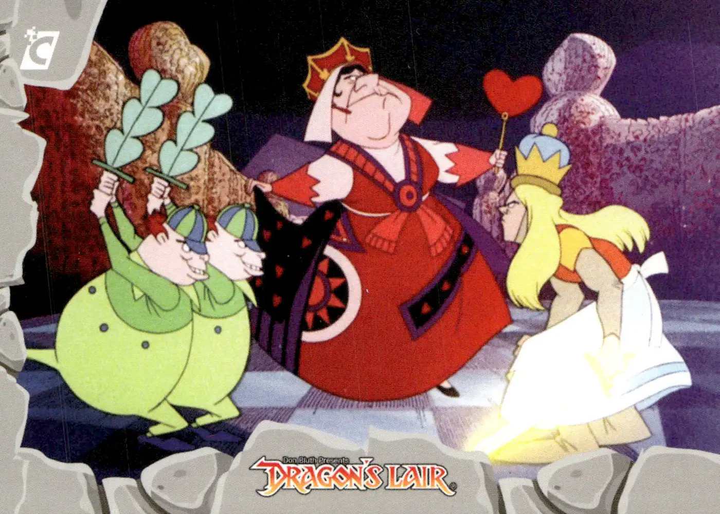 The Queen of Hearts card front