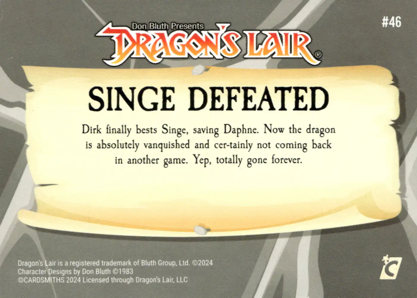 Singe Defeated (Base) card back