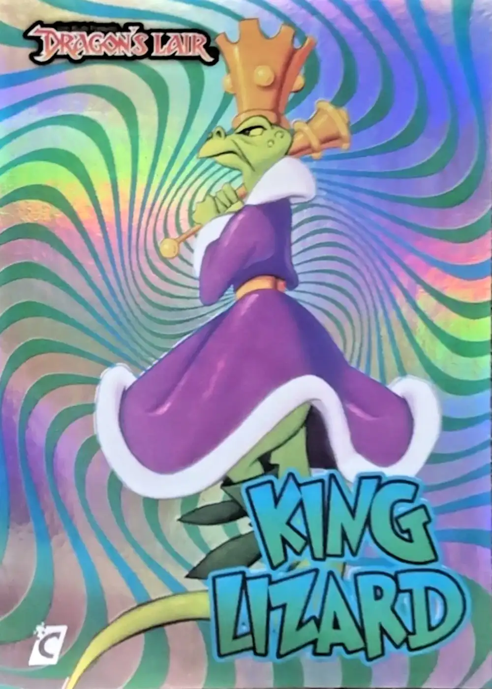King Lizard card front