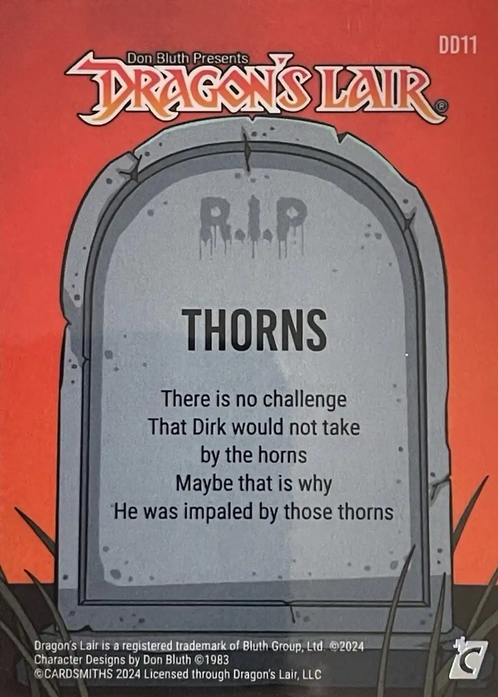 Thorns (Death By Dirk Eco-Foil) card back