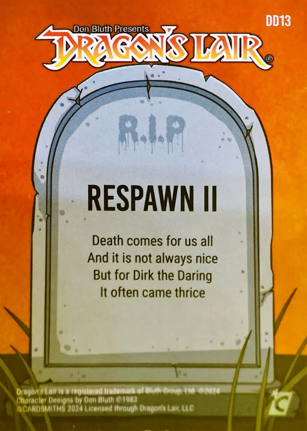 Respawn II (Death By Dirk Eco-Foil) card back