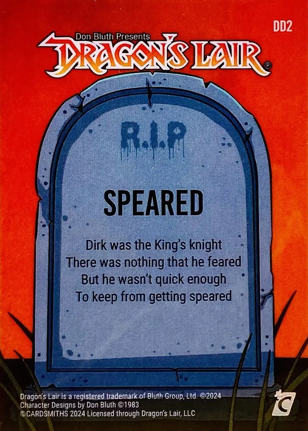 Speared (Death By Dirk Eco-Foil) card back