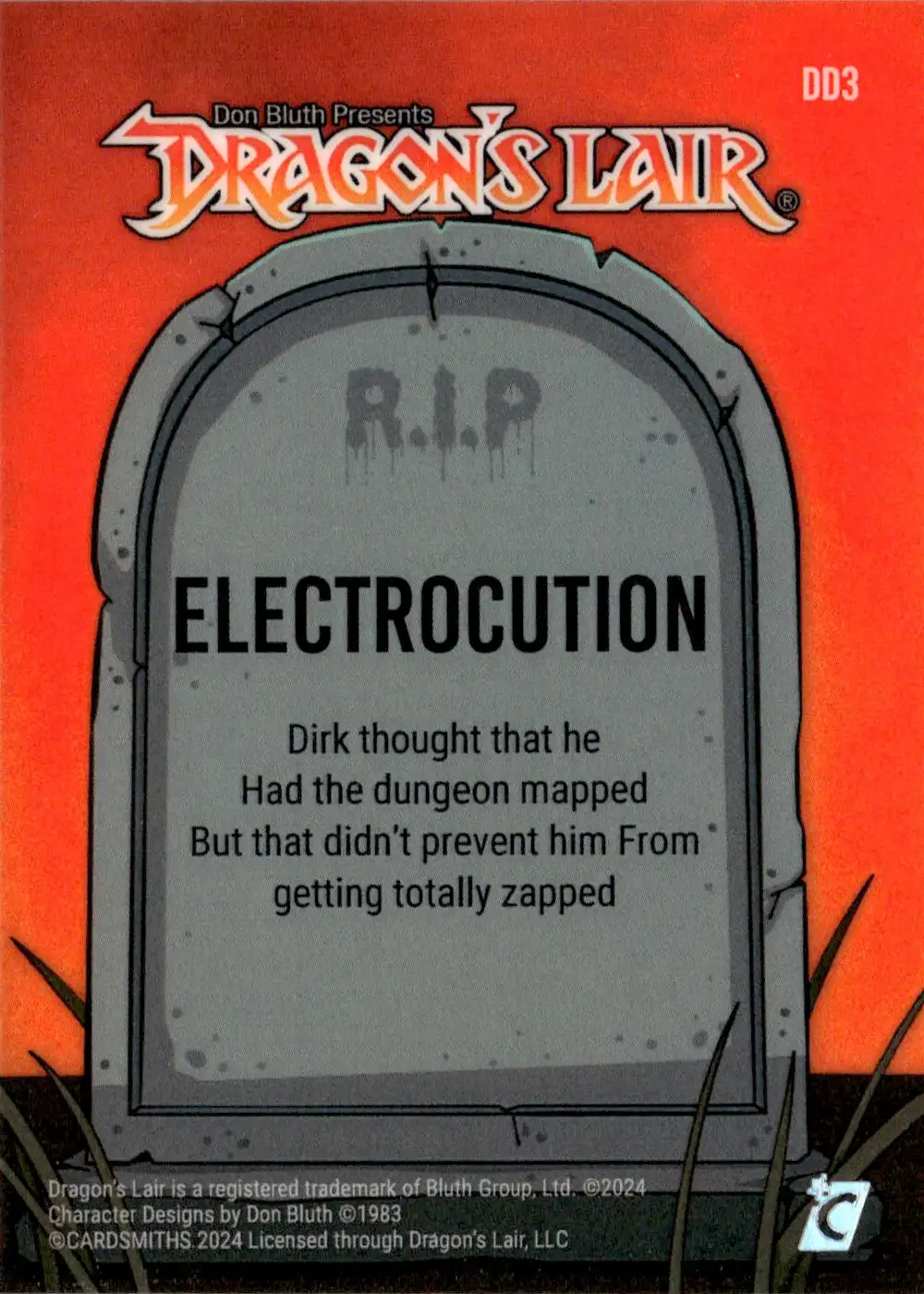 Electrocution (Death By Dirk Eco-Foil) card back