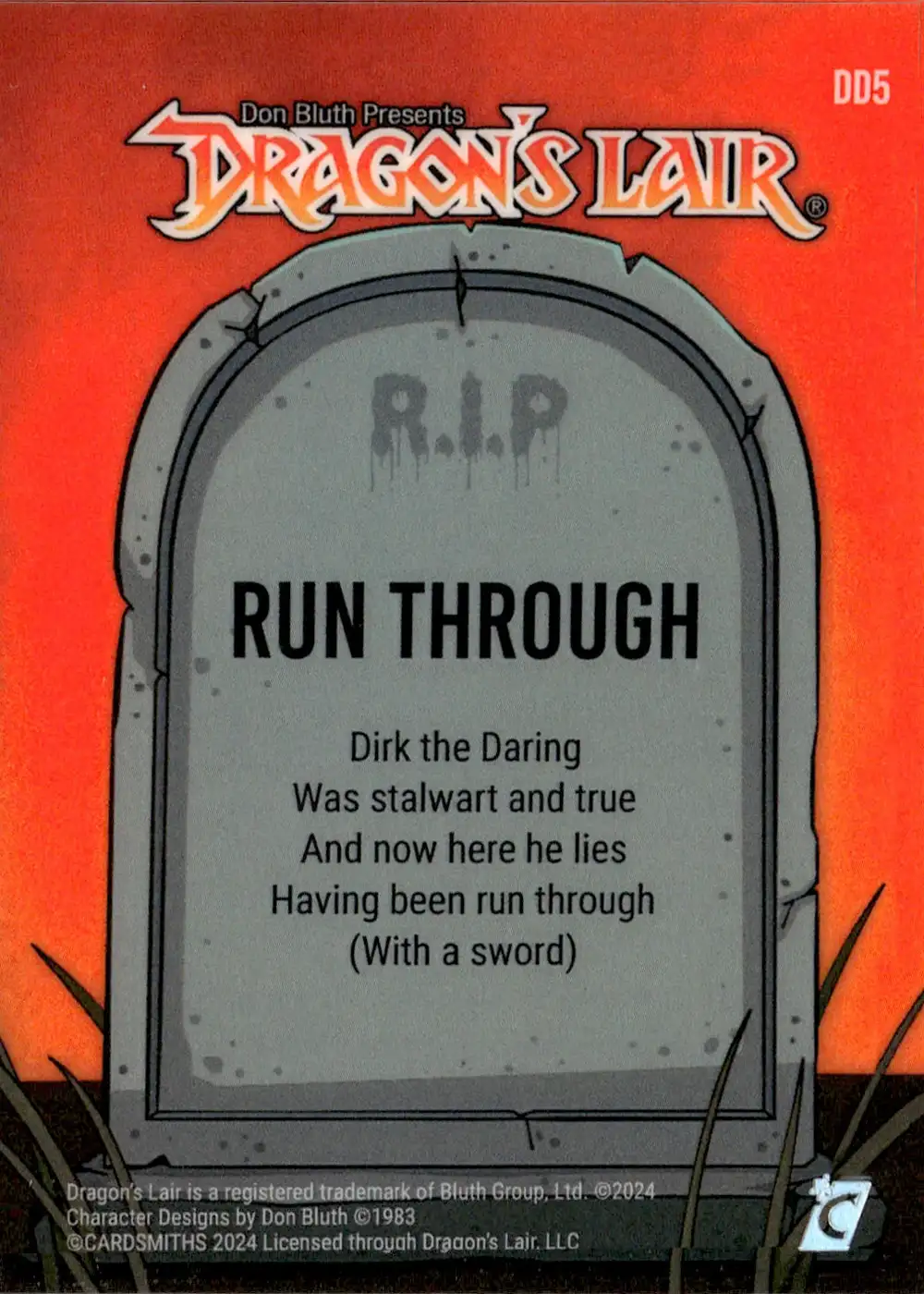 Run Through (Death By Dirk Eco-Foil) card back