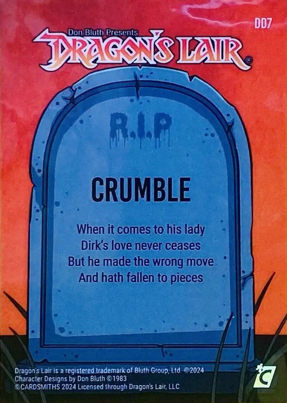 Crumble (Death By Dirk Eco-Foil) card back