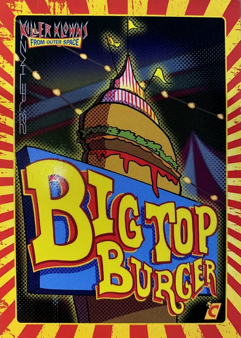 Big Top Burger card front