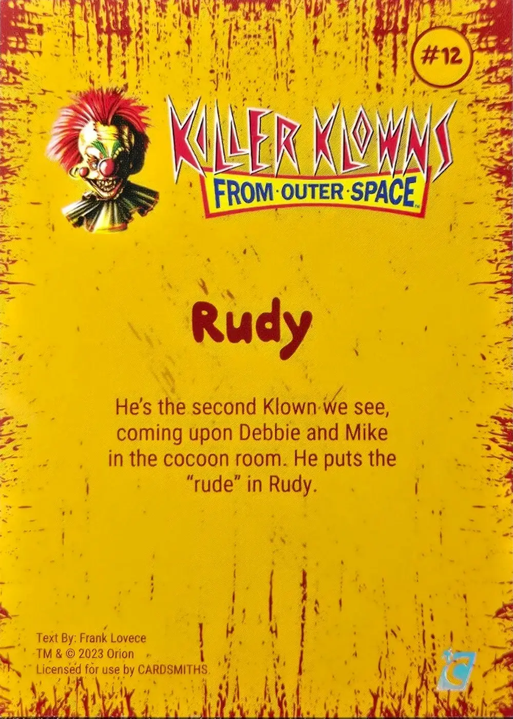 Rudy (Base) card back