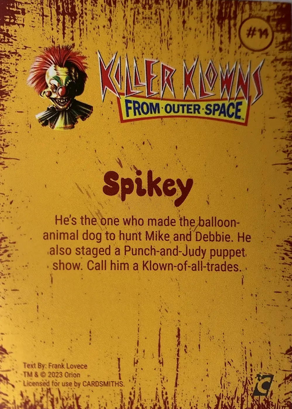 Spikey (Base) card back
