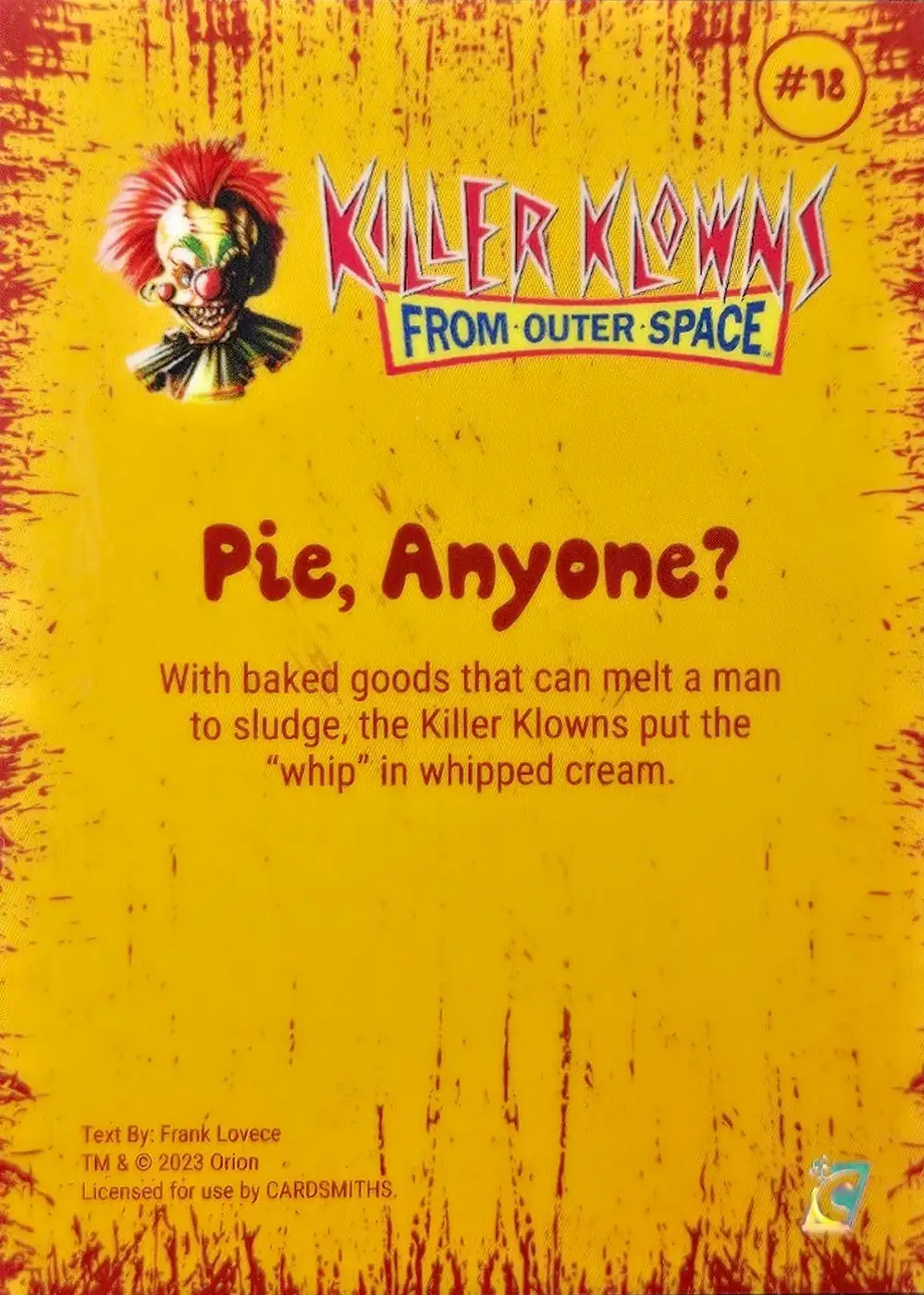 Pie, Anyone? (Base) card back