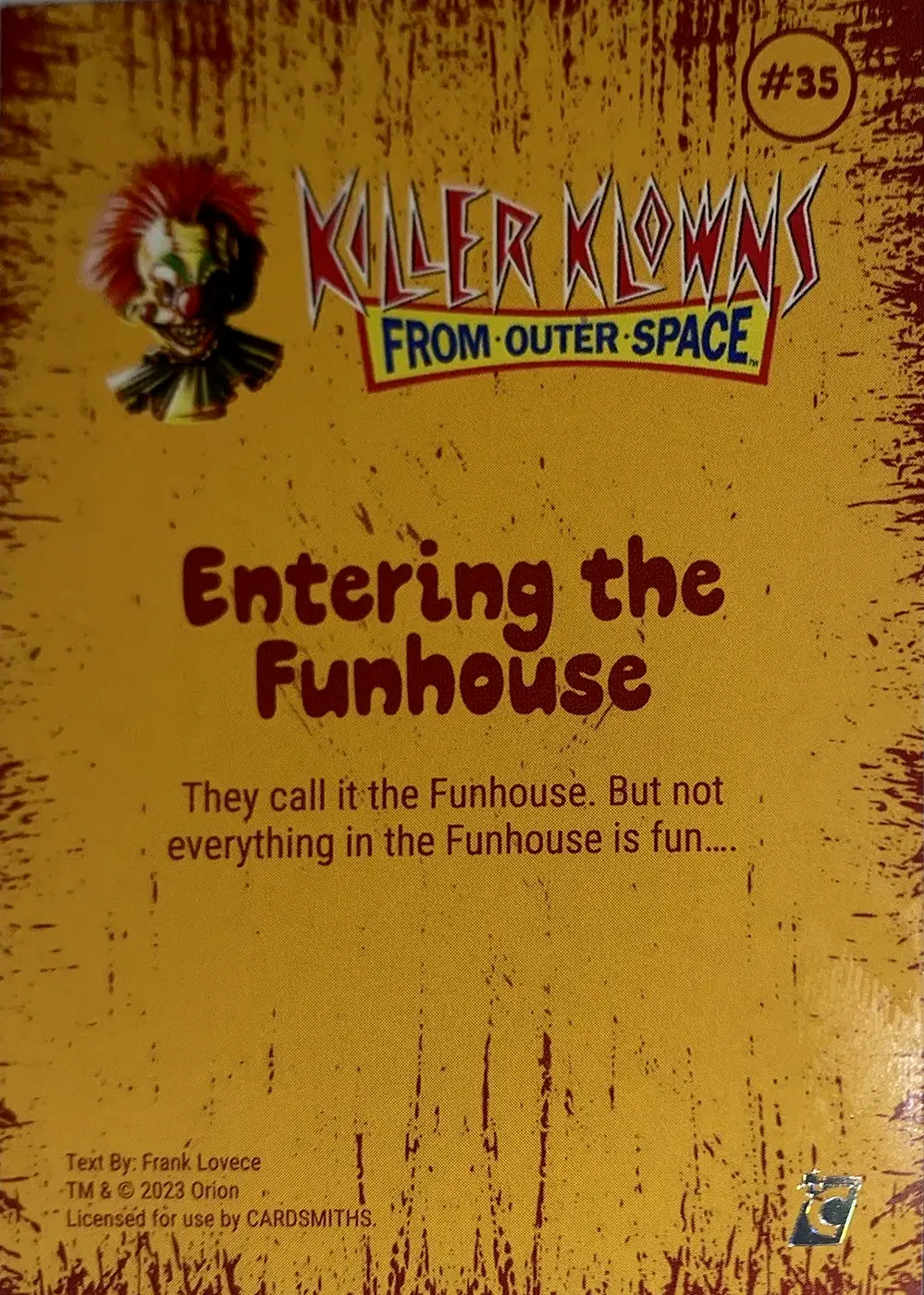 Entering The Funhouse (Base) card back