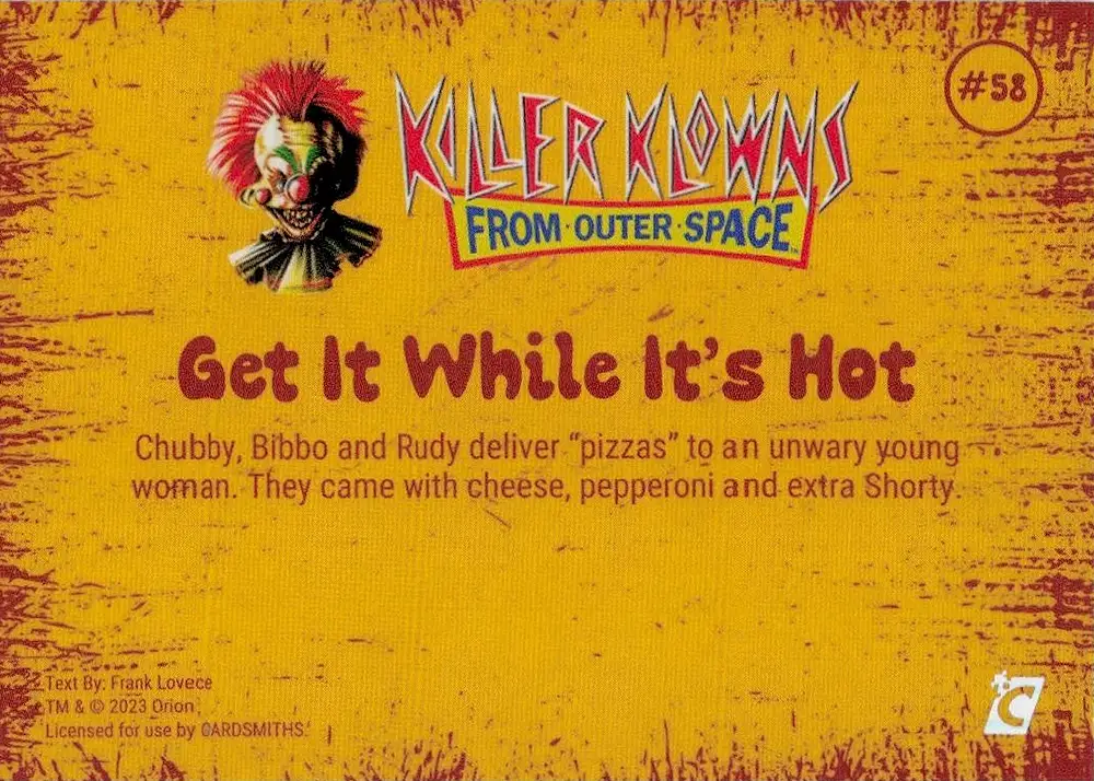 Get It While It's Hot (Base) card back