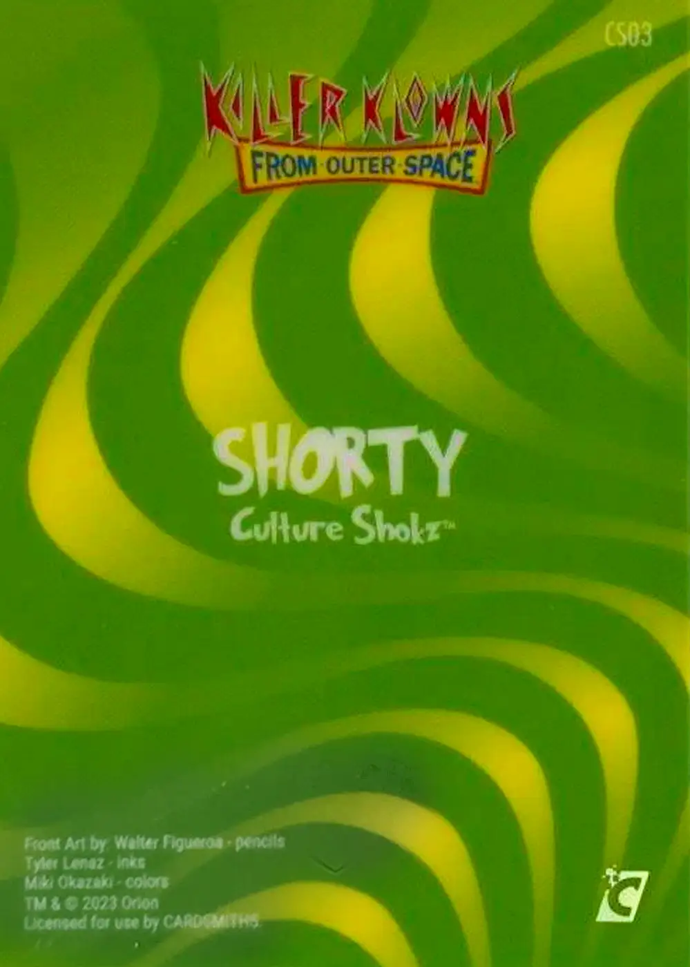 Shorty (Culture Shokz) card back