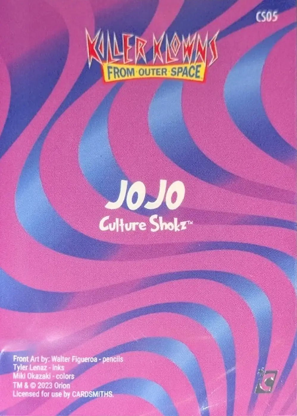 Jojo (Culture Shokz) card back