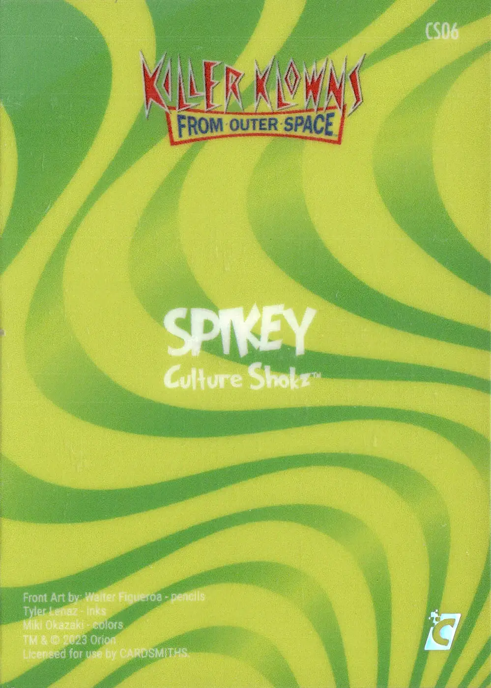 Spikey (Culture Shokz) card back
