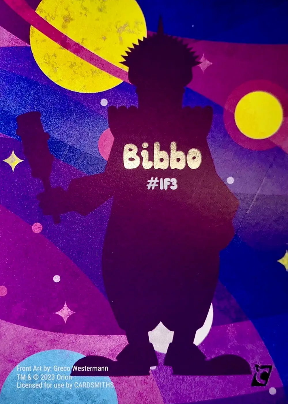 Bibbo (Iced Foil Subset) card back
