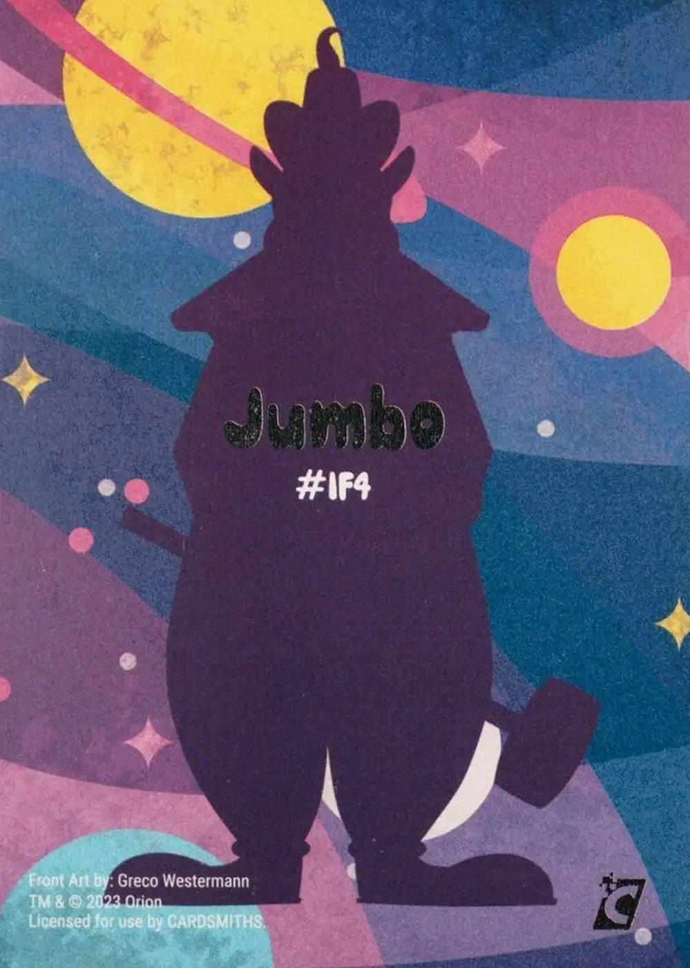 Jumbo (Iced Foil Subset) card back