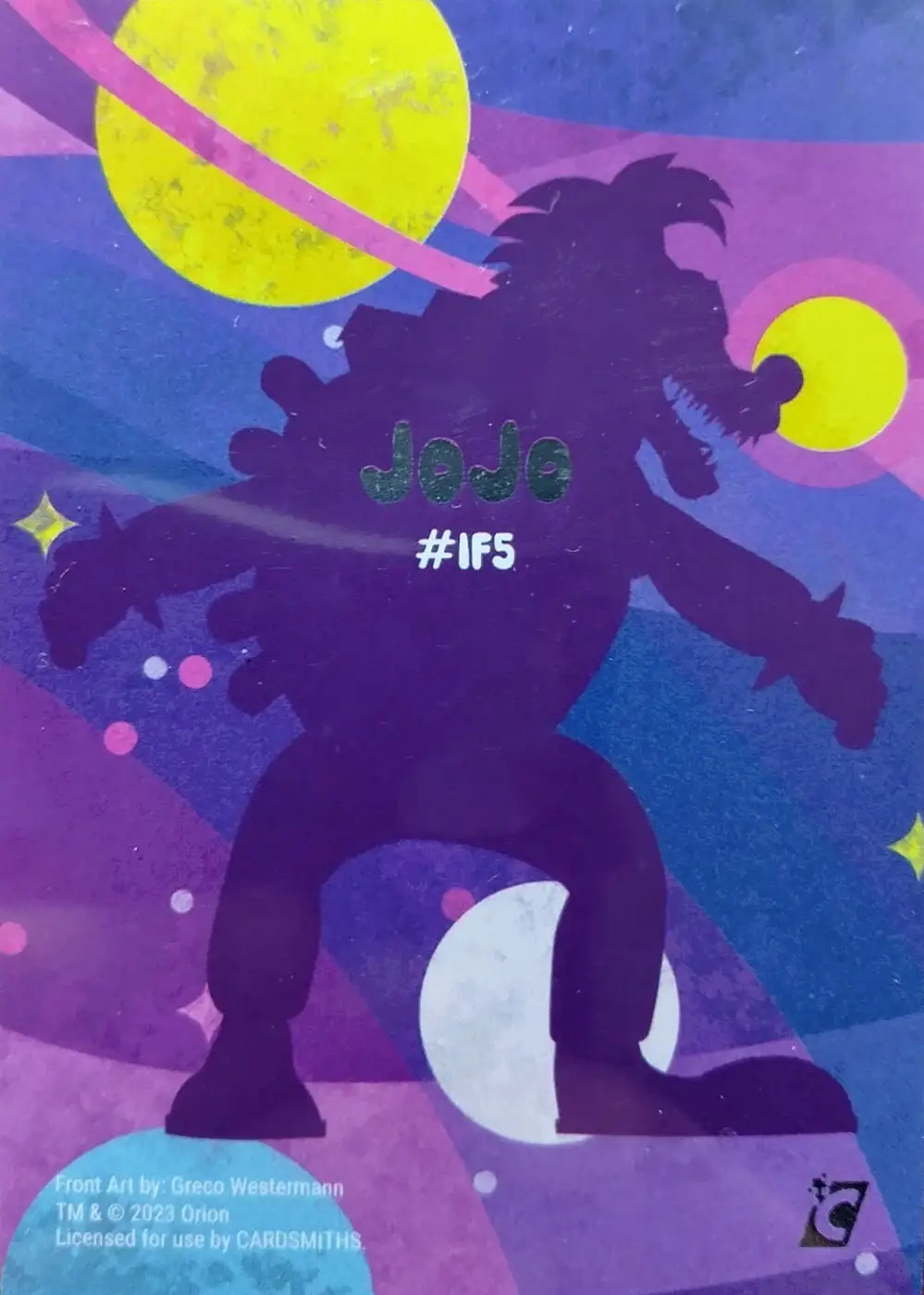 Jojo (Iced Foil Subset) card back