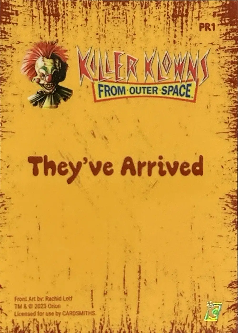 They've Arrived (Promo) card back