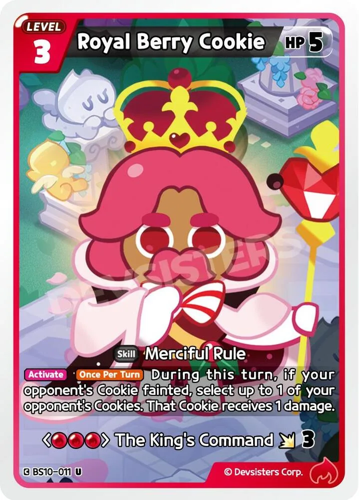 Royal Berry Cookie card front