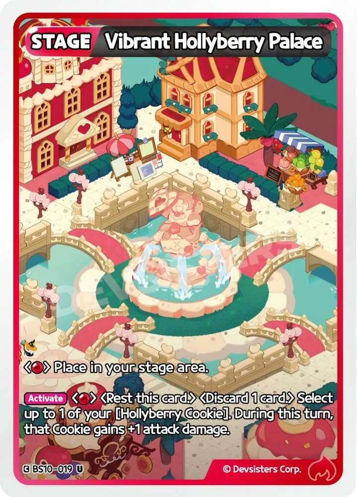 Vibrant Hollyberry Palace card front