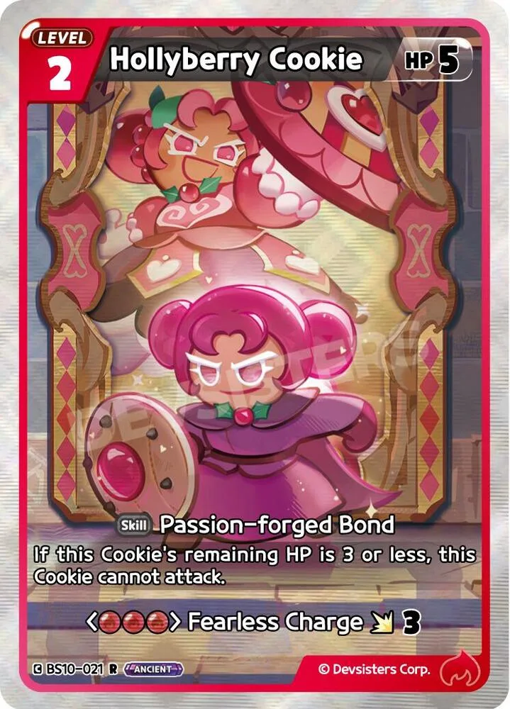 Hollyberry Cookie card front