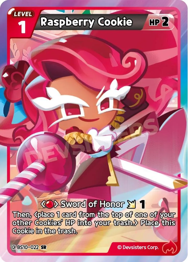 Raspberry Cookie card front
