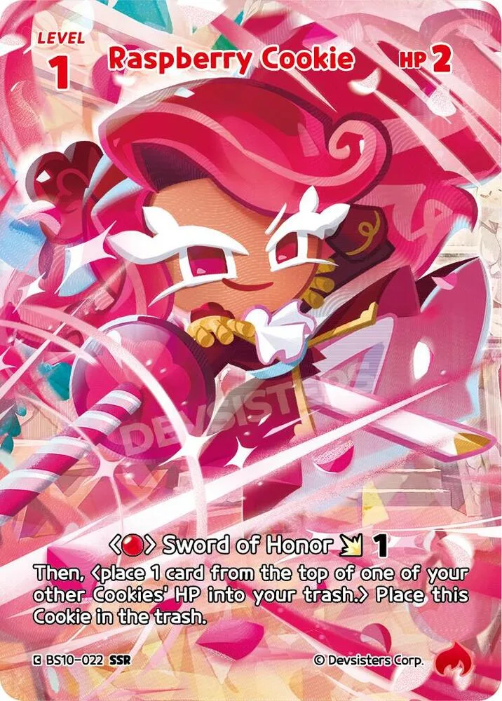 Raspberry Cookie (SSR) card front