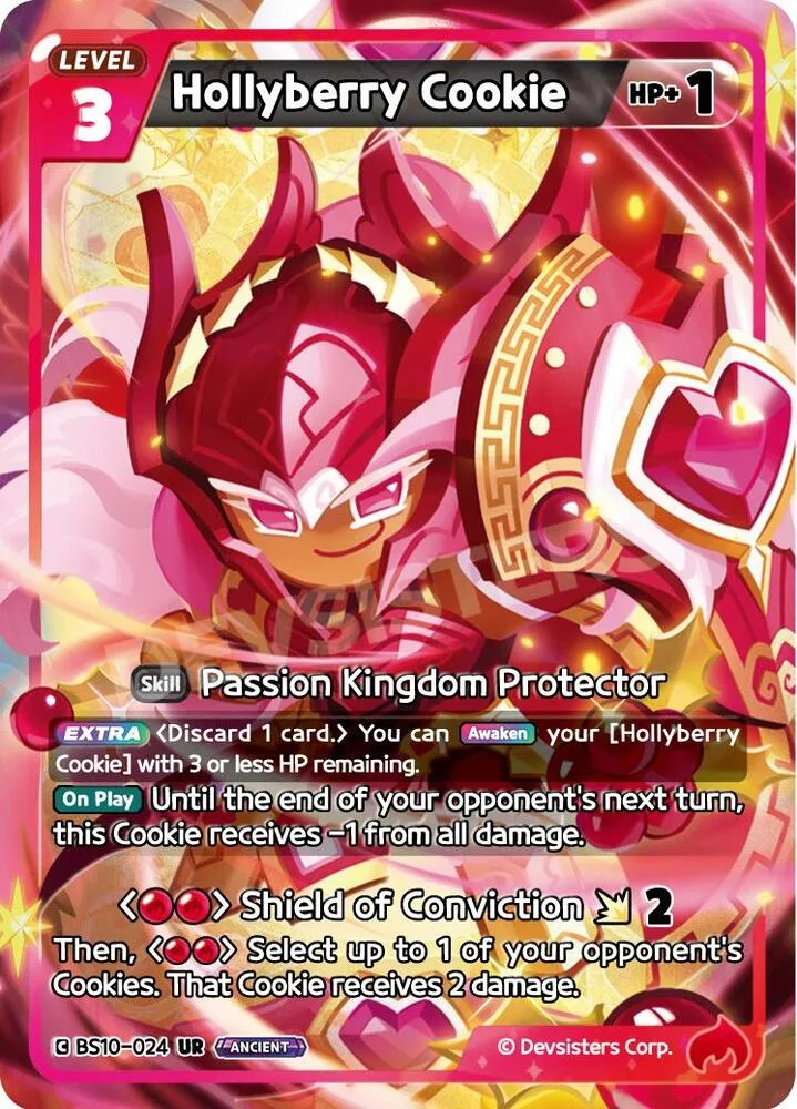 Hollyberry Cookie card front